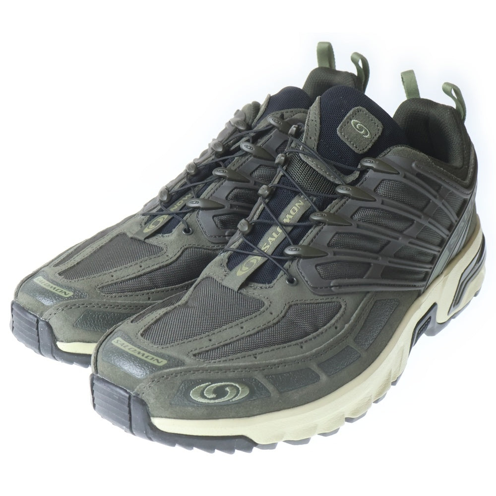 SALOMON(サロモン) ACS PRO LTR ローカットスニーカー カーキ 477306 UK12.5/31cm