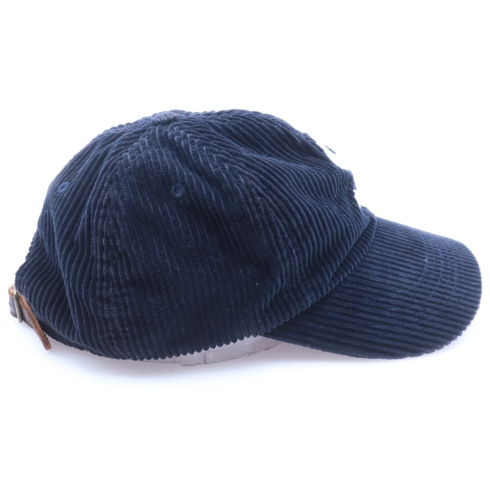 SUPREME(シュプリーム) Corduroy S Logo 6-Panel Cap コーデュロイ Sロゴ 6パネルキャップ ネイビー