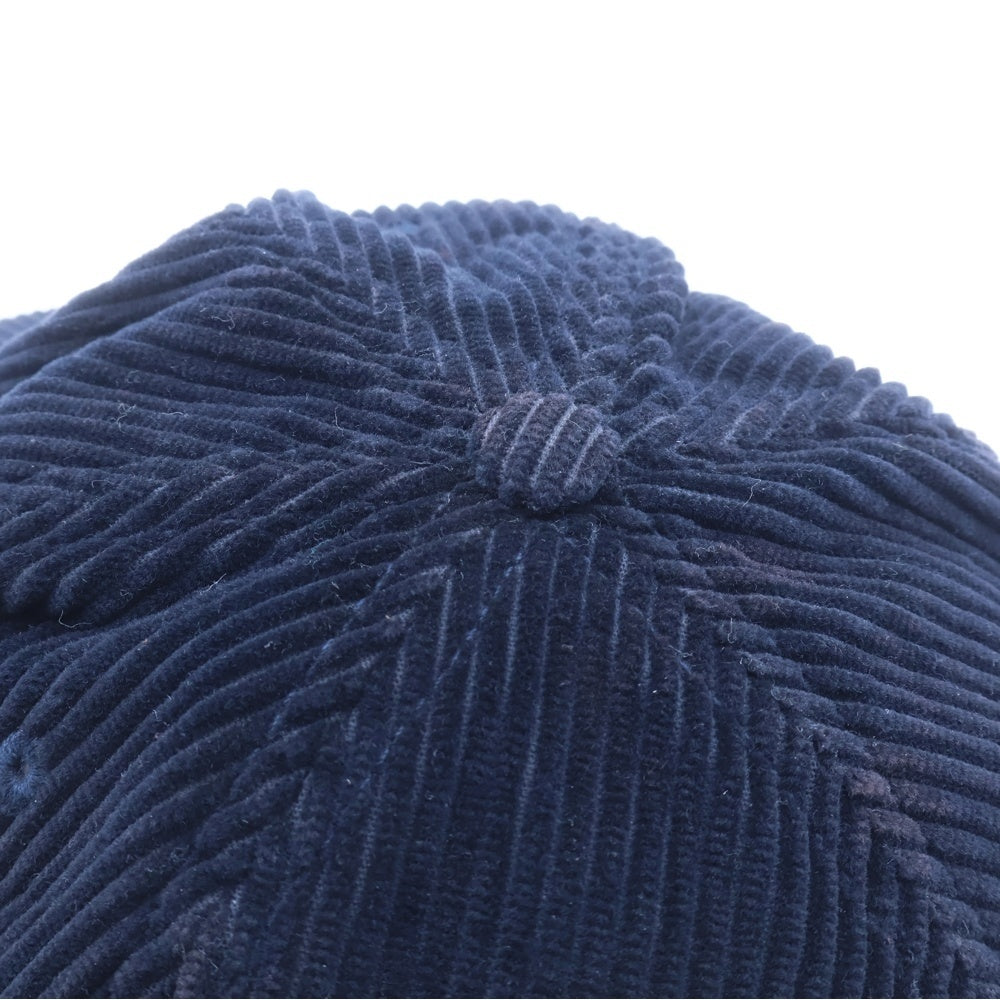 SUPREME(シュプリーム) Corduroy S Logo 6-Panel Cap コーデュロイ Sロゴ 6パネルキャップ ネイビー