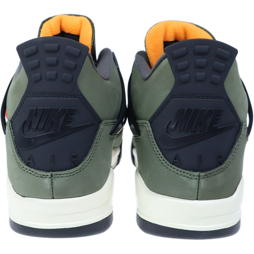NIKE(ナイキ) ×UNDEFEATED AIR JORDAN 4 RETRO IB1519-200 アンディフィーテッド エアジョーダン4 レトロ ハイカットスニーカー カーキ US10/28cm