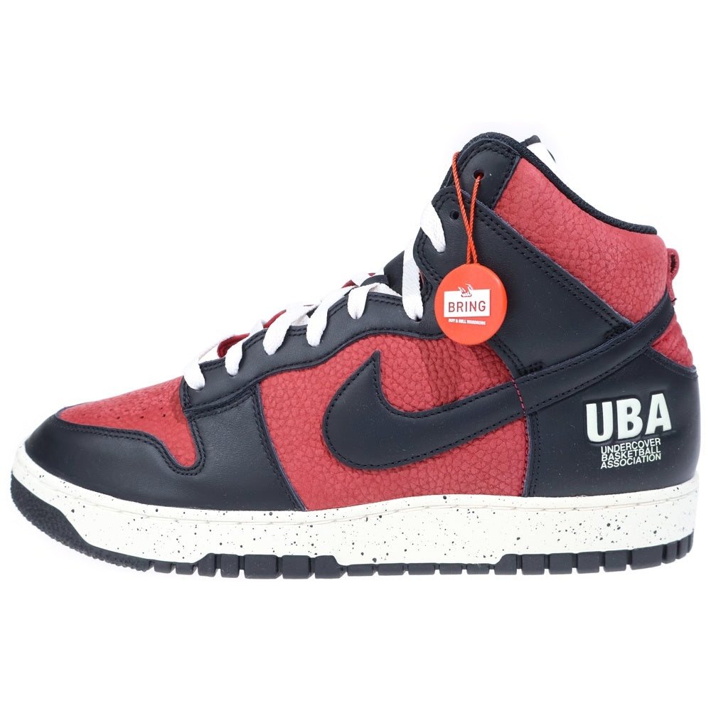 NIKE(ナイキ) ×UNDERCOVER DUNK HIGH UBA アンダーカバー ダンク ハイカットスニーカー ブラック/レッド DD9401-600 US12/30cm