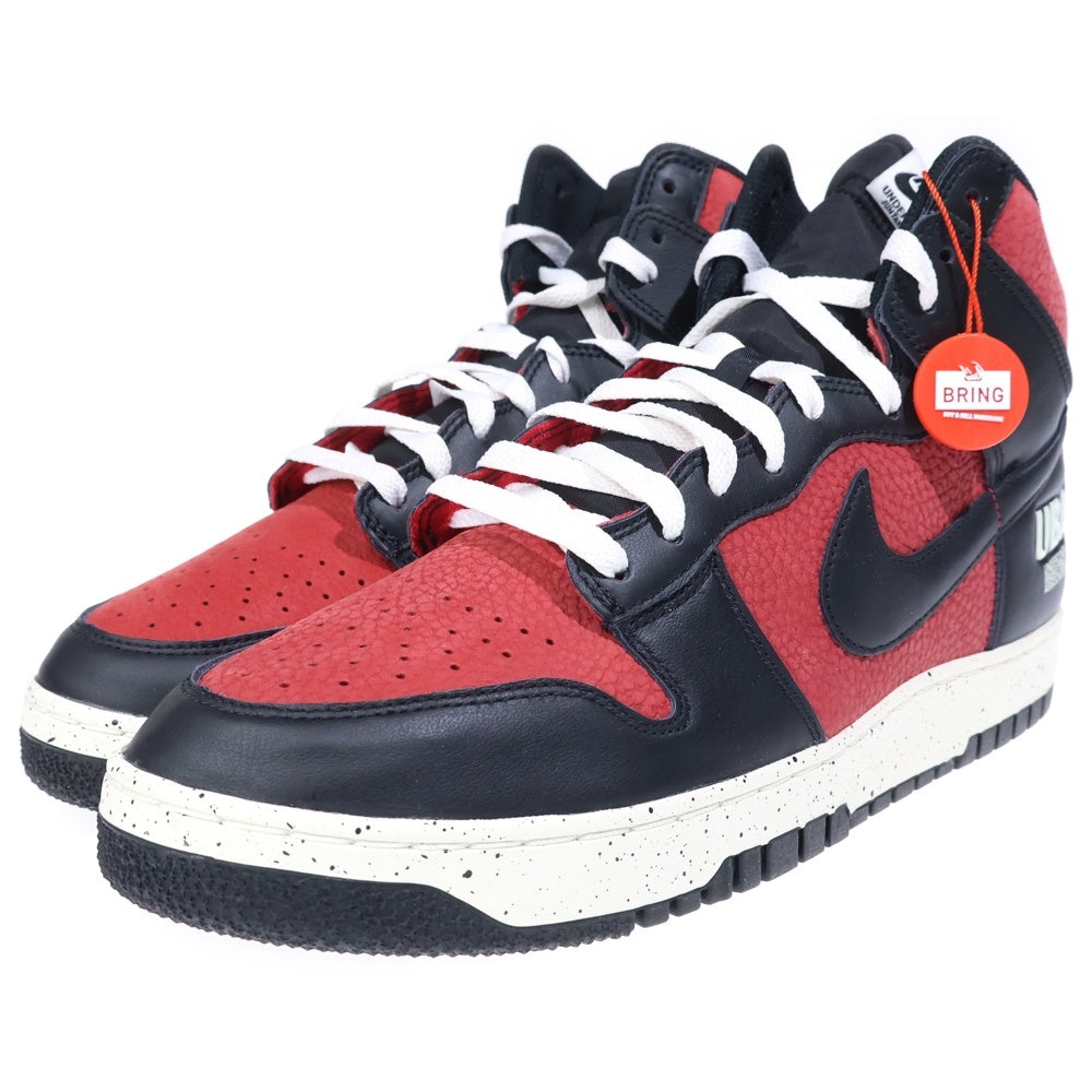NIKE(ナイキ) ×UNDERCOVER DUNK HIGH UBA アンダーカバー ダンク ハイカットスニーカー ブラック/レッド DD9401-600 US12/30cm