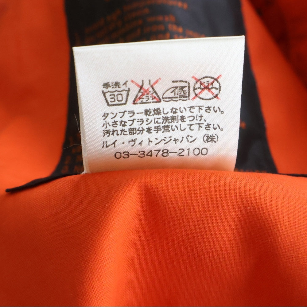 LOUIS VUITTON(ルイヴィトン) LVカップ2003 ナイロンロングコート レッド S レディース