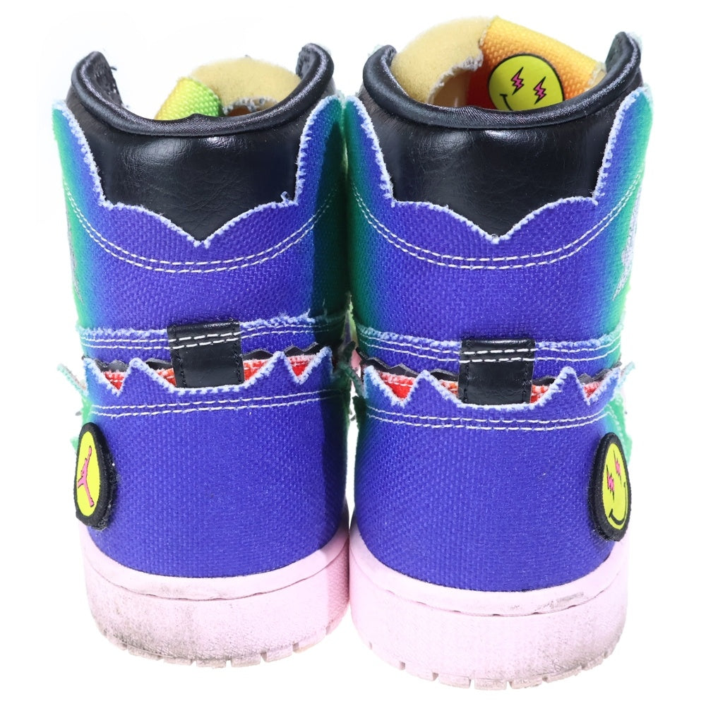 NIKE(ナイキ) ×J BALVIN NIKE AIR JORDAN 1 HIGH OG RAINBOW J バルビン エアジョーダン1 OG レインボー ハイカットスニーカー マルチ US9.5/27.5cm DC3481-900