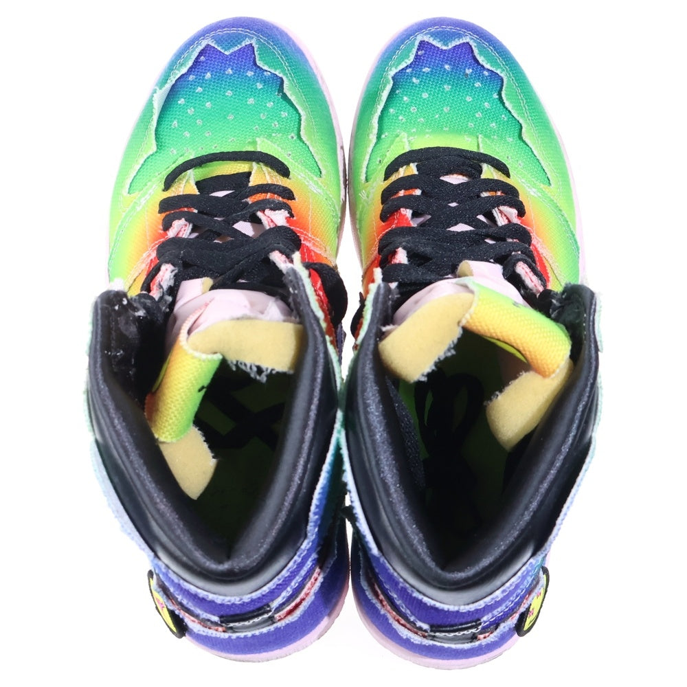 NIKE(ナイキ) ×J BALVIN NIKE AIR JORDAN 1 HIGH OG RAINBOW J バルビン エアジョーダン1 OG レインボー ハイカットスニーカー マルチ US9.5/27.5cm DC3481-900