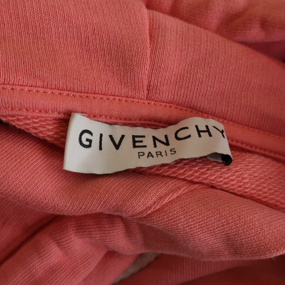 GIVENCHY(ジバンシィ) マルチカラーロゴ刺繍 プルオーバー スウェットパーカー フーディー ピンク BWJ0073Z1X レディース