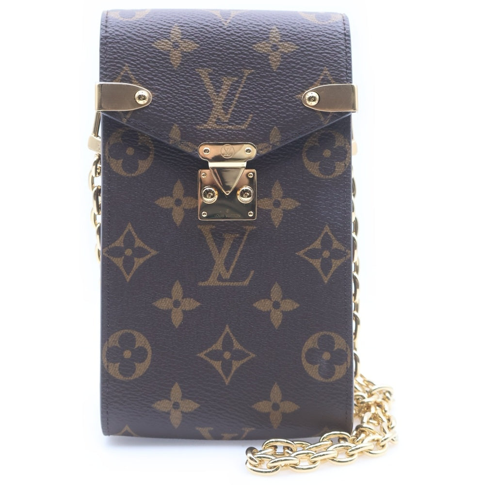 LOUIS VUITTON(ルイヴィトン) モノグラム フォンポーチ メティス ショルダーバッグ ミニバッグ ブラウン PVC M13572 ゴールド金具 レディース