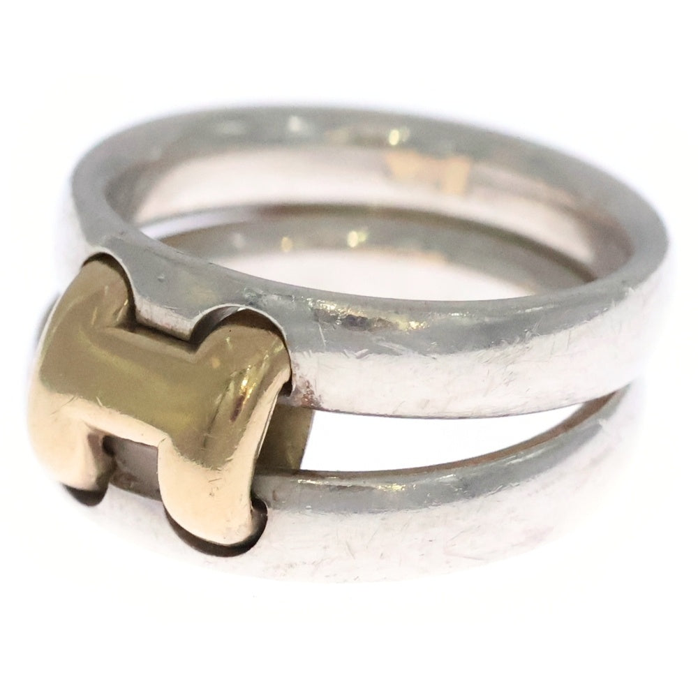 HERMES(エルメス) オランプ リング 指輪 ゴールド×シルバー レディース