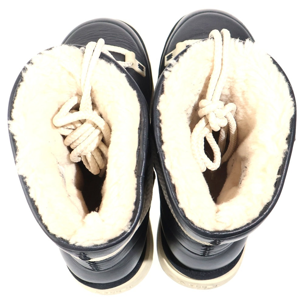 AMIRI(アミリ) MALIBU HI マリブ レースアップ ムートンブーツ ブラック