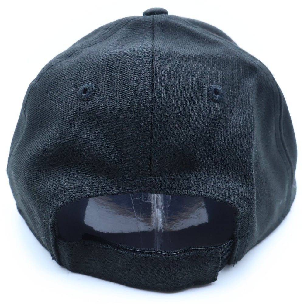 NEW ERA(ニューエラ) ×YOHJI YAMAMOTO ヨウジヤマモト メタルロゴプレート ベースボールキャップ 帽子 ブラック