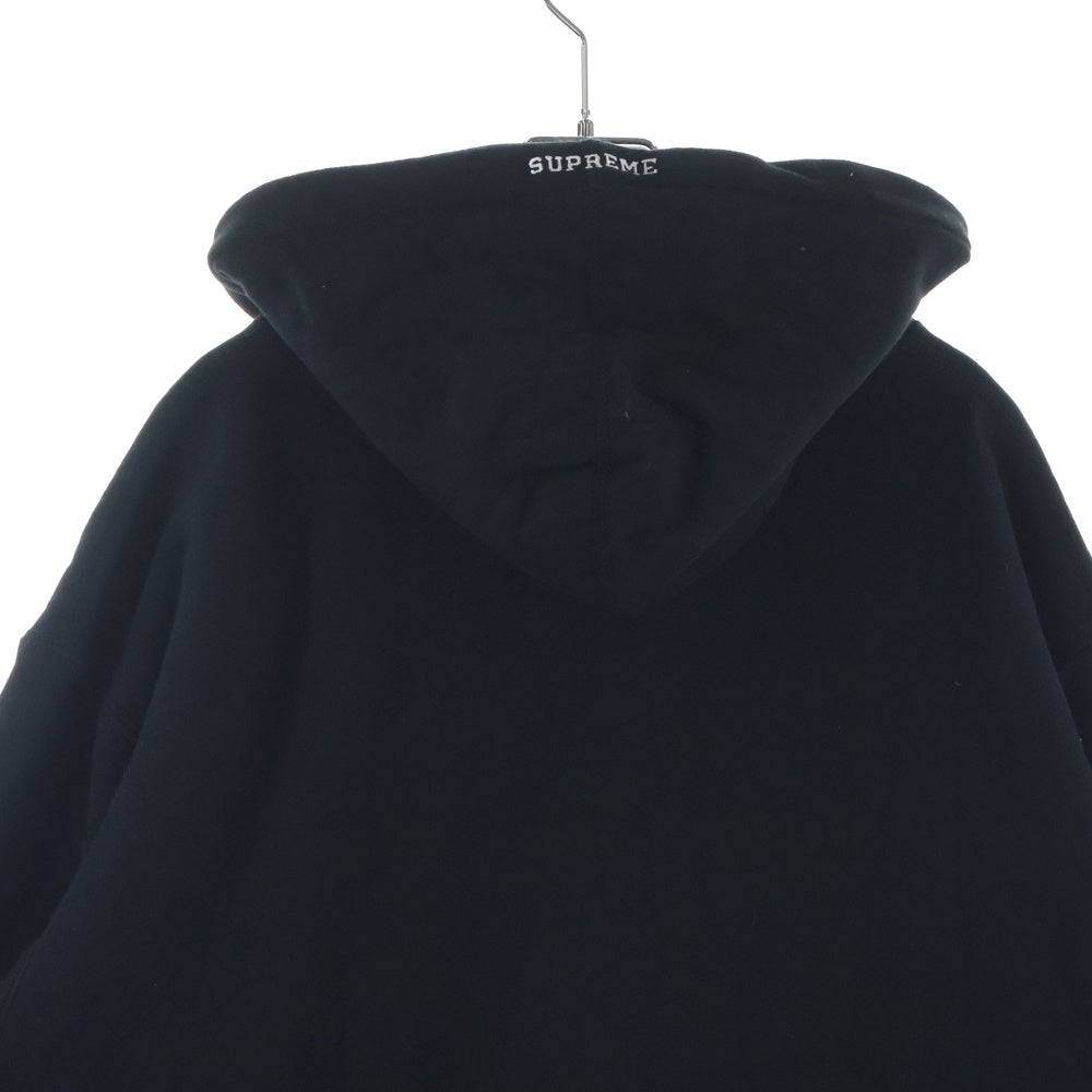 SUPREME(シュプリーム) 21SS ×Swarovski S Logo Hooded Sweatshirt ×スワロフスキー ラインストーン Sロゴ フーディー プルオーバーパーカー ブラック