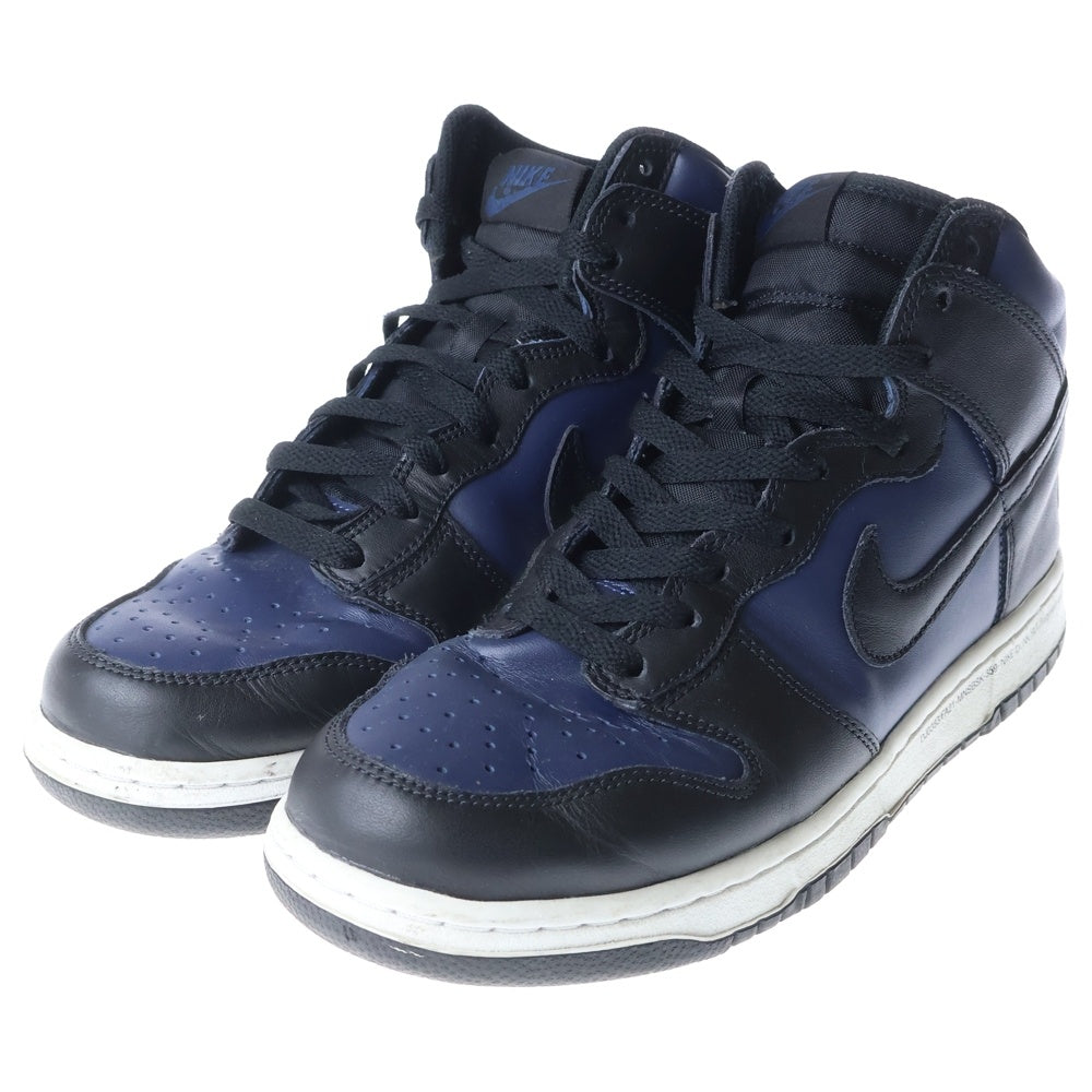 NIKE(ナイキ) ×Fragment Design DUNK HI ×フラグメントデザイン ダンク ハイカットスニーカー ネイビー DI0383-400