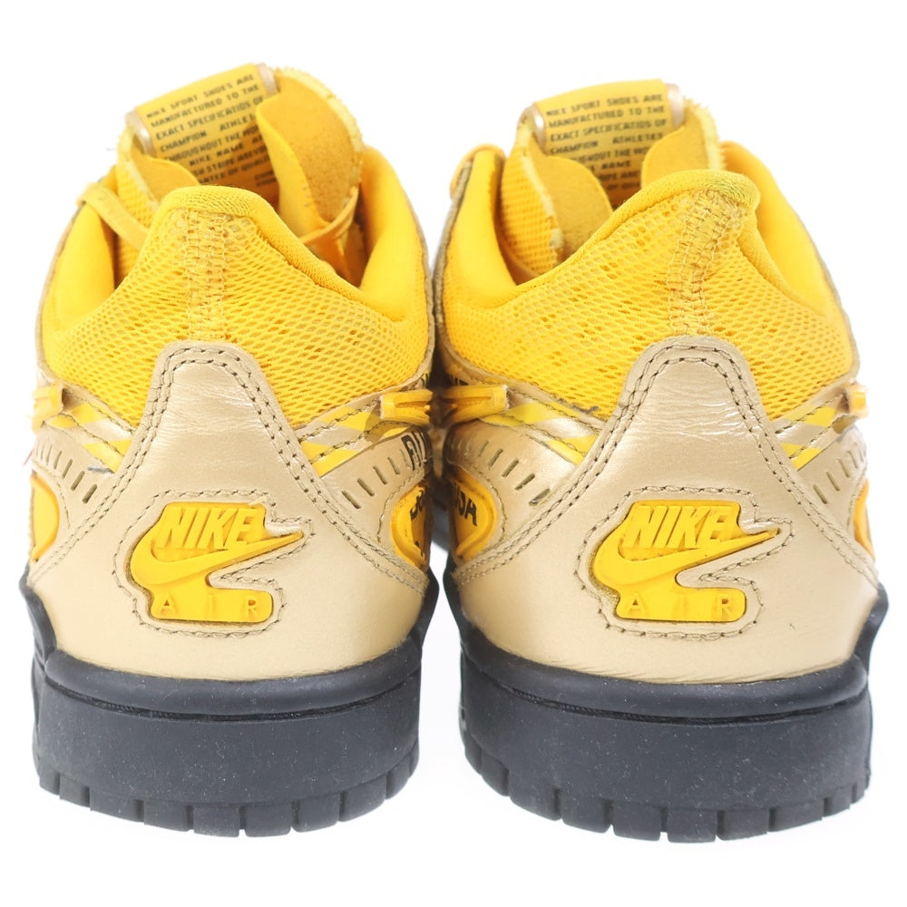 NIKE(ナイキ) ×OFF-WHITE AIR RUBBER DUNK LOW UNIVERSITY GOLD CU6015-700 オフホワイト ラバーダンク ローカットスニーカー イエロー US9/27cm