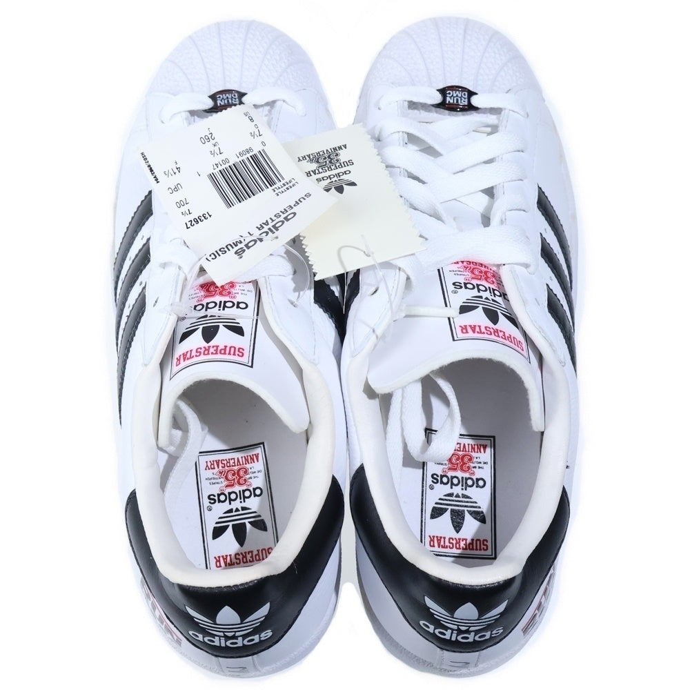 adidas(アディダス) SUPER STAR 35TH MUSIC スーパースター 35周年記念 ミュージック ローカットスニーカーシューズ ホワイト US8/26cm 133627