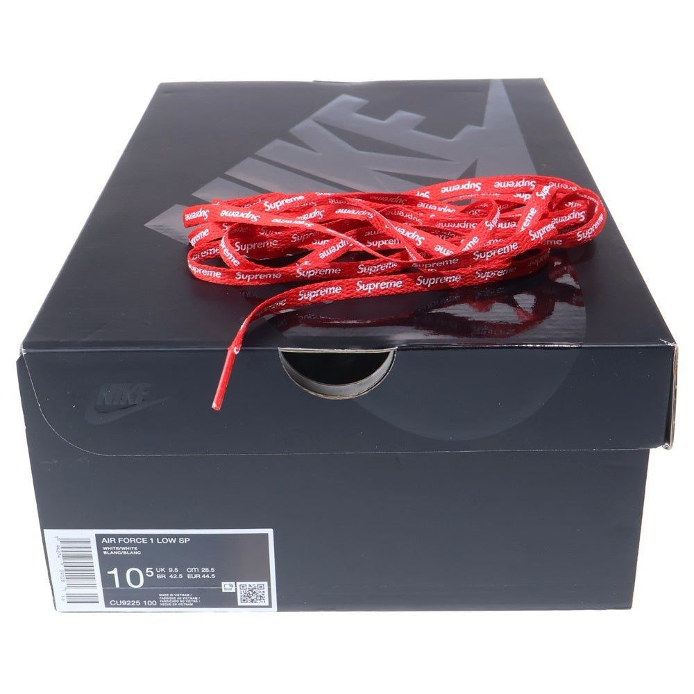 NIKE(ナイキ) ×SUPREME AIR FORCE 1 LOW シュプリーム エアフォース ローカットスニーカー US10.5/28.5cm CU9225-100 ホワイト