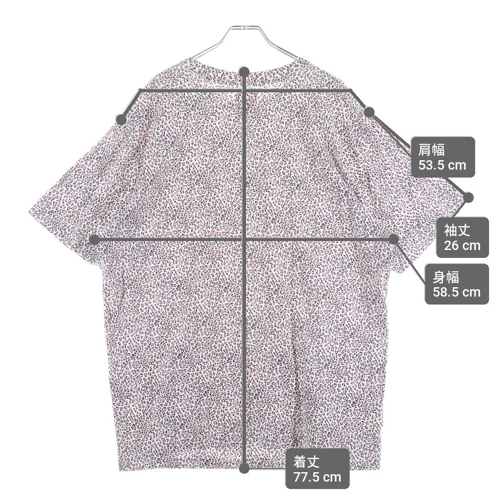 SUPREME(シュプリーム) 22SS Small Box Tee Pink Leopard スモール ボックス ロゴ半袖Tシャツ レオパード柄 ホワイト/ピンク