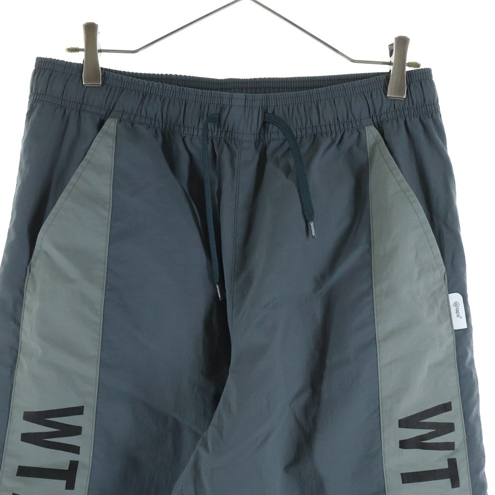 WTAPS(ダブルタップス) 25SS サイドロゴナイロンパンツ グレー 251CWDT-PTM07