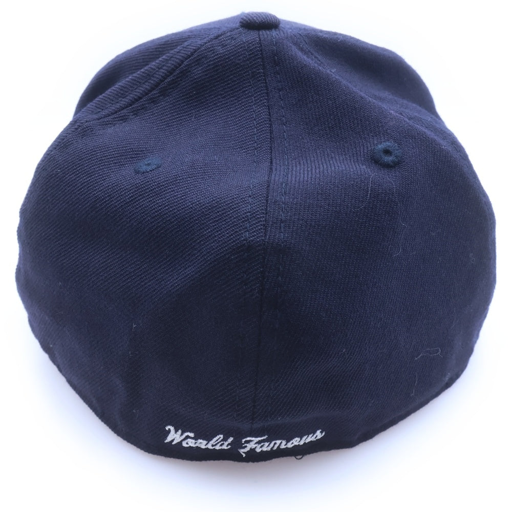SUPREME(シュプリーム) Metallic Box Logo メタリックロゴ ベースボールキャップ 帽子 ネイビー