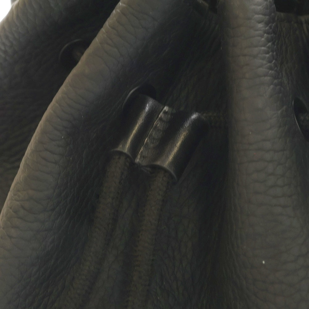 LOUIS VUITTON(ルイヴィトン) モノグラムトリヨン クリストファーMM リュックサック バックパック ブラック ノワール レザー M55699 シルバー金具 レディース