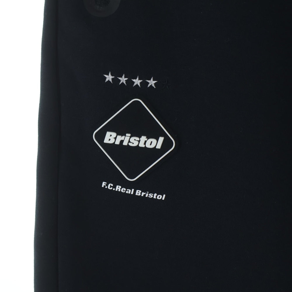 F.C.R.B./F.C.Real Bristol/FCRB(エフシーアールビー/エフシーレアルブリストル) 23AW TECH SWEAT TRAINING PANTS ロゴプリント テックスウェット トレーニング ジョガーパンツ ブラック FCRB-230032