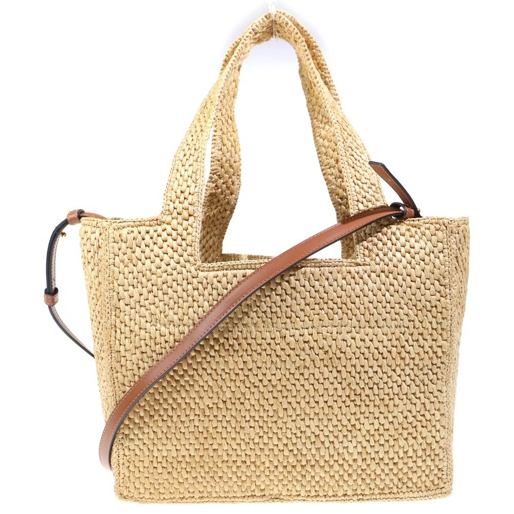 LOEWE(ロエベ) ロエベフォント トート ミニ ラフィア 2WAYバッグ ショルダーバッグ ハンドバッグ カゴバッグ ベージュ A685V46X01 レディース