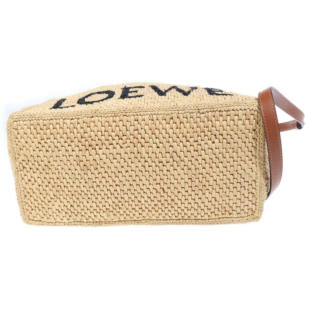 LOEWE(ロエベ) ロエベフォント トート ミニ ラフィア 2WAYバッグ ショルダーバッグ ハンドバッグ カゴバッグ ベージュ A685V46X01 レディース