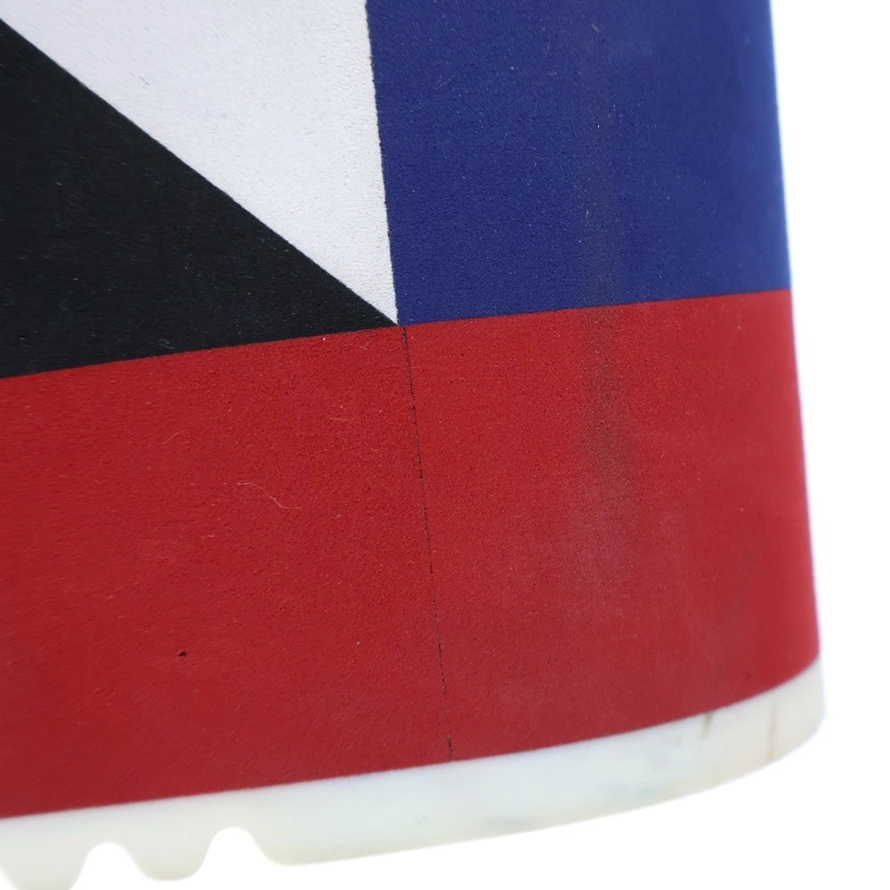 HERMES(エルメス) ウェッジソール マルチカラー レザー ストラップ 厚底 サンダル シューズ ブラック/ベージュ レディース