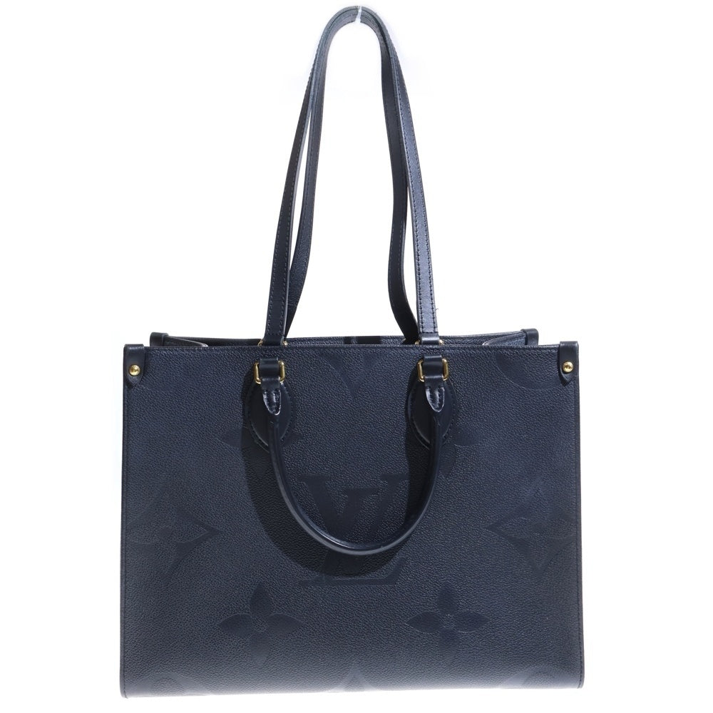 LOUIS VUITTON(ルイヴィトン) モノグラムアンプラント オンザゴーMM ハンドバッグ トートバッグ ブラック レザー M45595 ゴールド金具