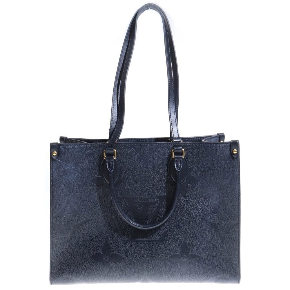 LOUIS VUITTON(ルイヴィトン) モノグラムアンプラント オンザゴーMM ハンドバッグ トートバッグ ブラック レザー M45595 ゴールド金具
