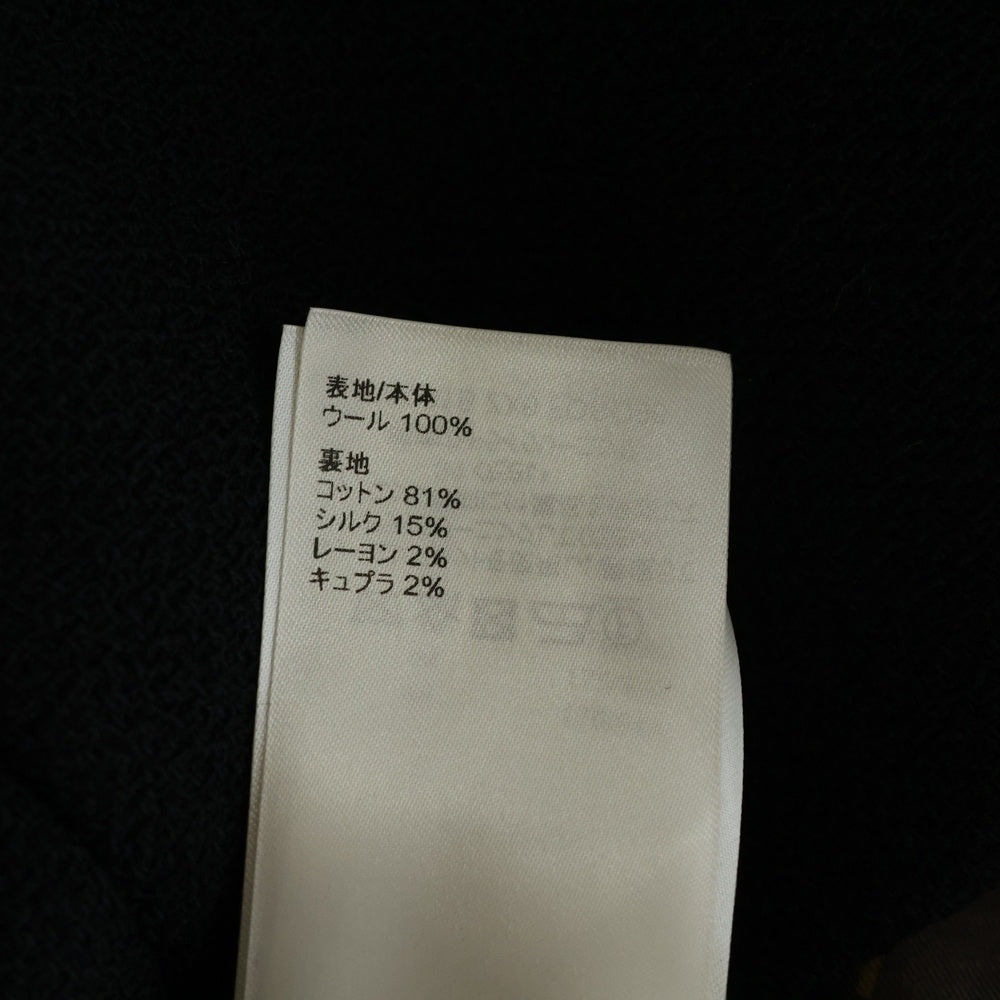 LOUIS VUITTON(ルイヴィトン) 23SS 裏地モノグラム柄 ウール ビッグボタン ダブルブレスト ミニドレス ワンピース ベスト ブラック RW231B ZX6 FORO96 レディース