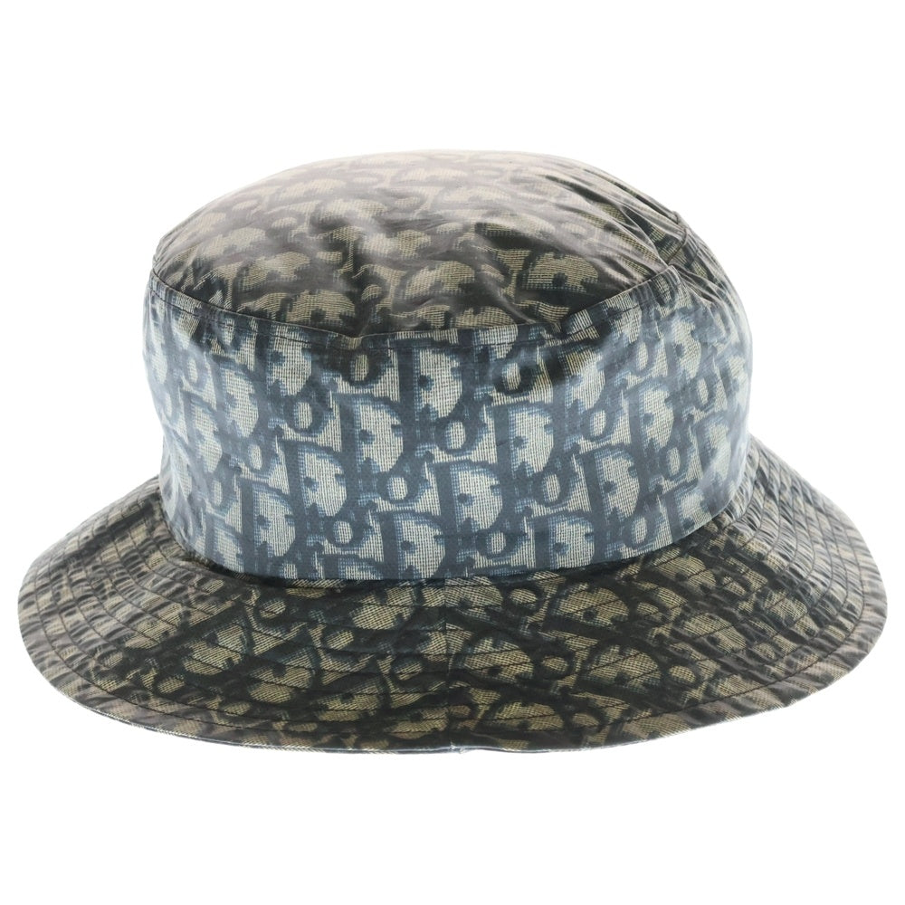 Christian Dior(クリスチャンディオール) トロッター バケットハット 帽子 ネイビー レディース