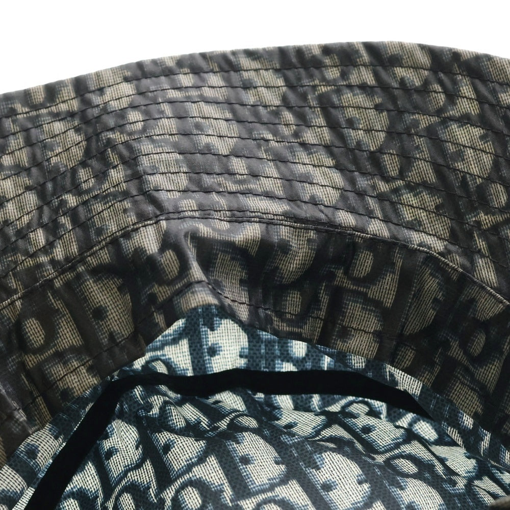 Christian Dior(クリスチャンディオール) トロッター バケットハット 帽子 ネイビー レディース