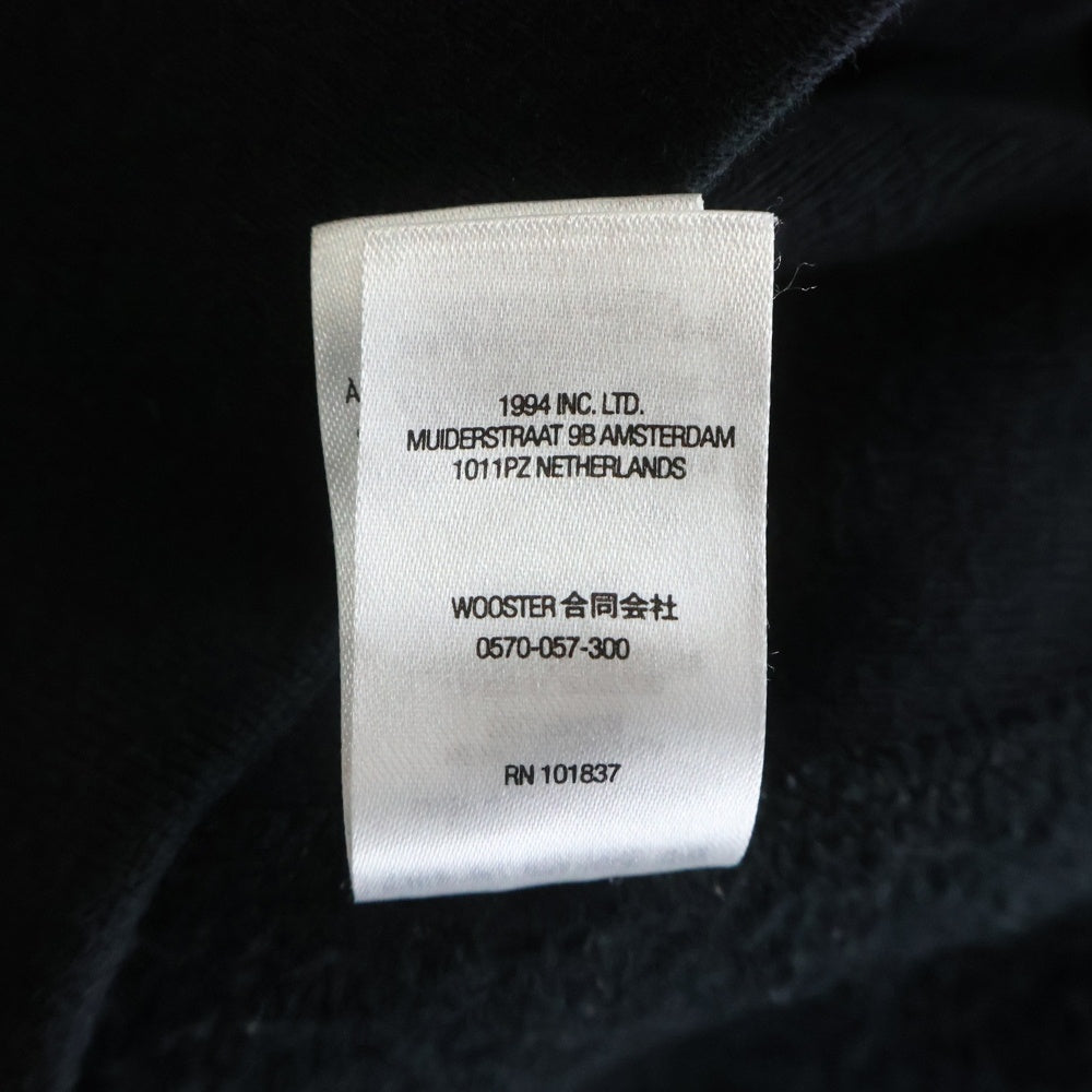 SUPREME(シュプリーム) 22AW Capital Hooded Sweatshirt キャピタル ロゴ刺繍 プルオーバー スウェットパーカー フーディー ブラック