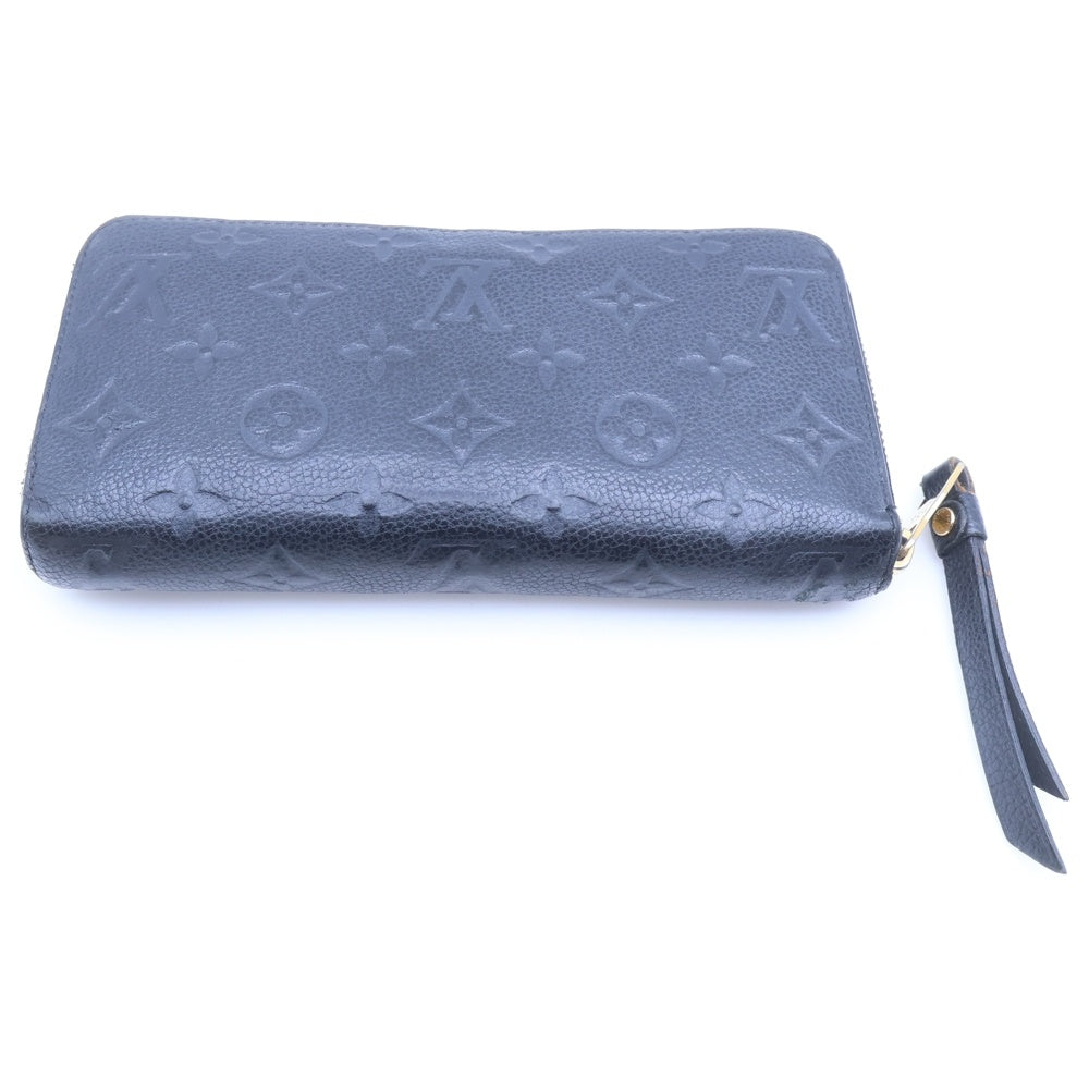 LOUIS VUITTON(ルイヴィトン) アンプラント ジッピーウォレット ロングウォレット 長財布 ブラック ノワール レザー M62121 ゴールド金具 レディース