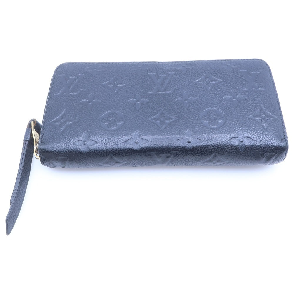LOUIS VUITTON(ルイヴィトン) アンプラント ジッピーウォレット ロングウォレット 長財布 ブラック ノワール レザー M62121 ゴールド金具 レディース