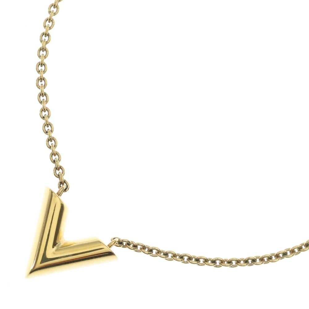 LOUIS VUITTON(ルイヴィトン) エッセンシャルV ネックレス ペンダント チェーン ゴールド M61083 レディース