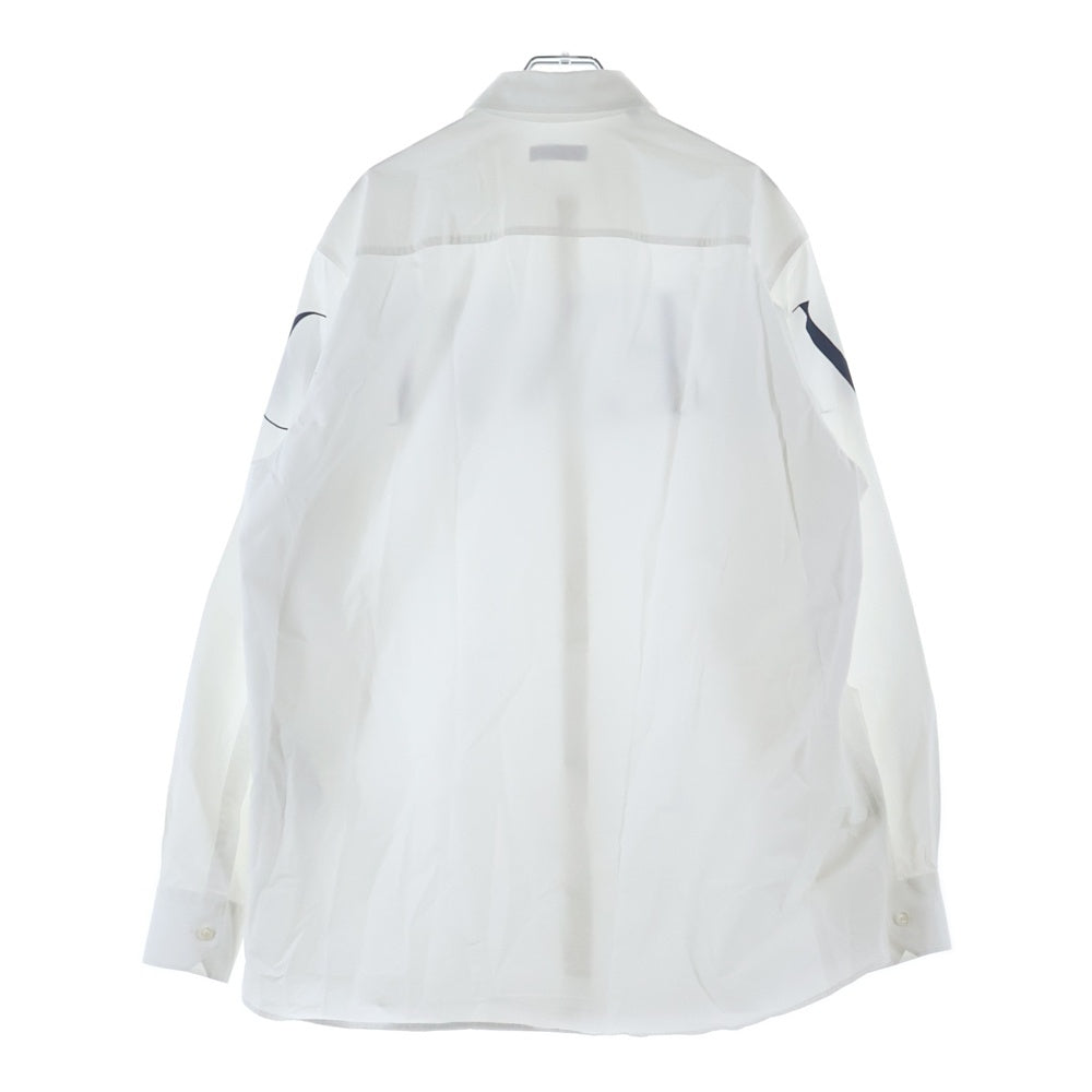 VALENTINO(ヴァレンティノ) VLTN ロゴプリント 長袖シャツ ホワイト UV3ABD005AP