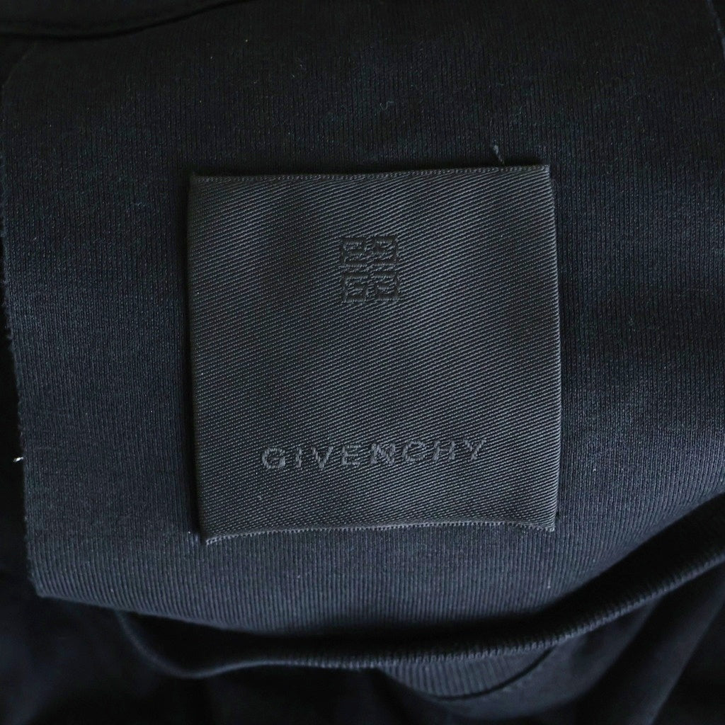 GIVENCHY(ジバンシィ) ロゴプリント クロップド ショート 半袖Tシャツ カットソー ブラック レディース BW70C53YAC