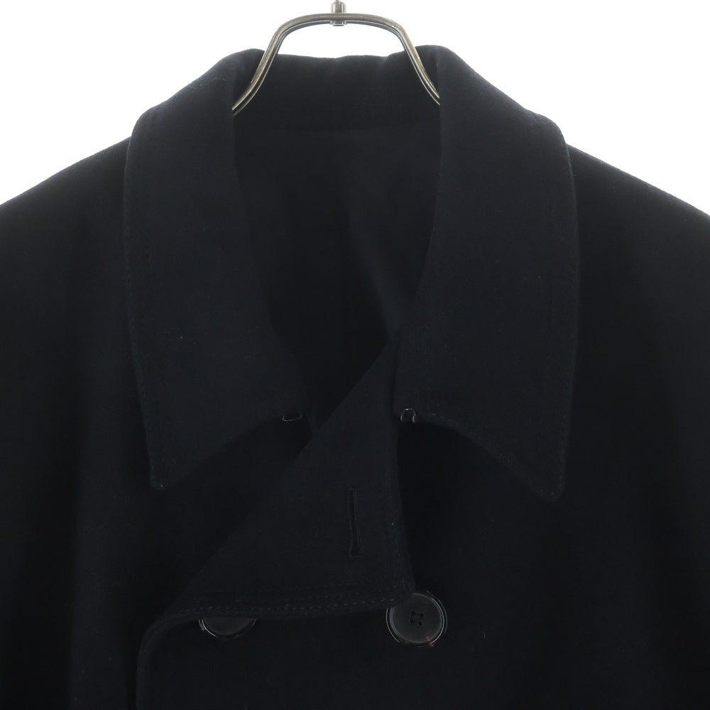 Dior HOMME(ディオールオム) 04AW メルトンウール ダブルブレスト ピーコート ジャケット ネイビー 4HH1028069