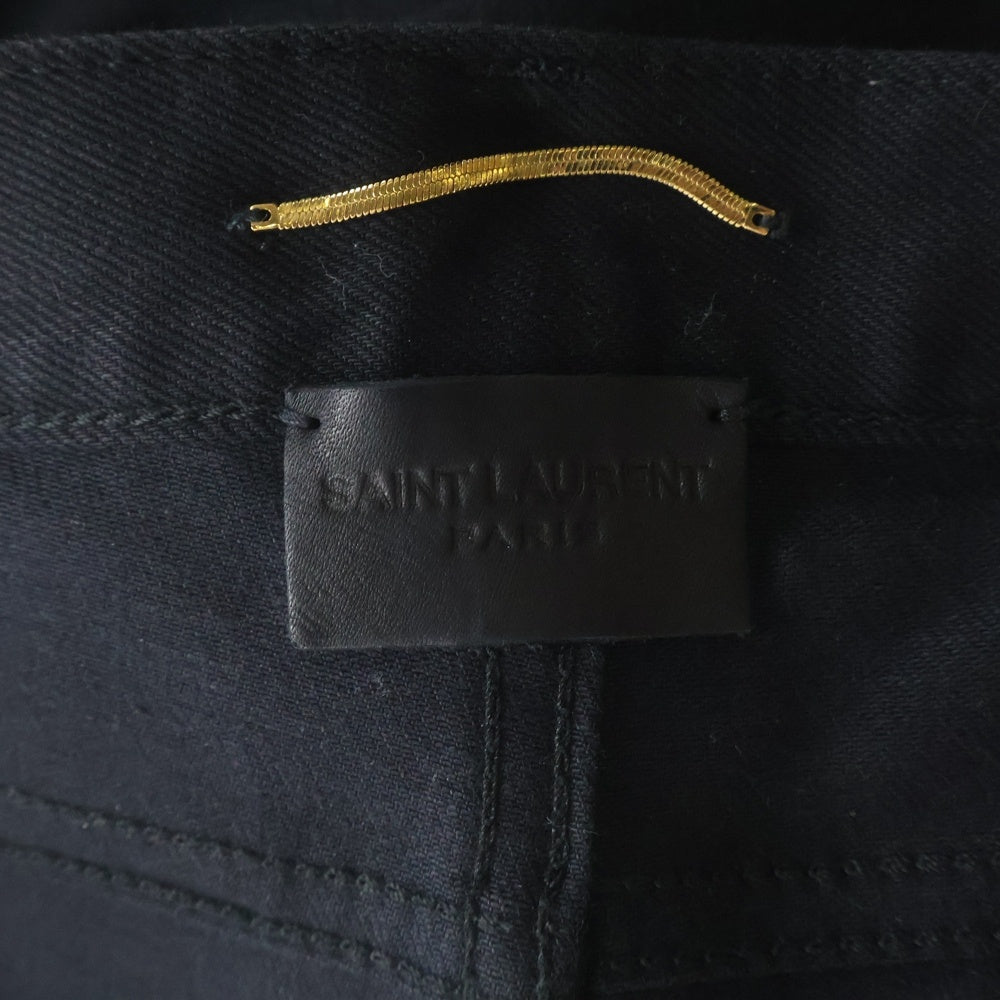 SAINT LAURENT(サンローラン) Skiny Denim Pants スキニーデニムパンツ レディース ブラック 614447 YO500
