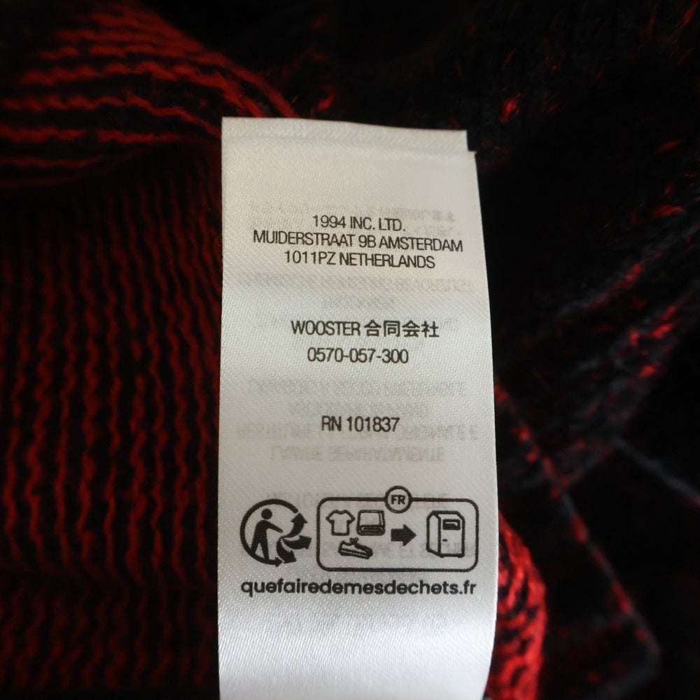 SUPREME(シュプリーム) 2024SS Contrast Arc Sweater コントラストアークセーター レッド