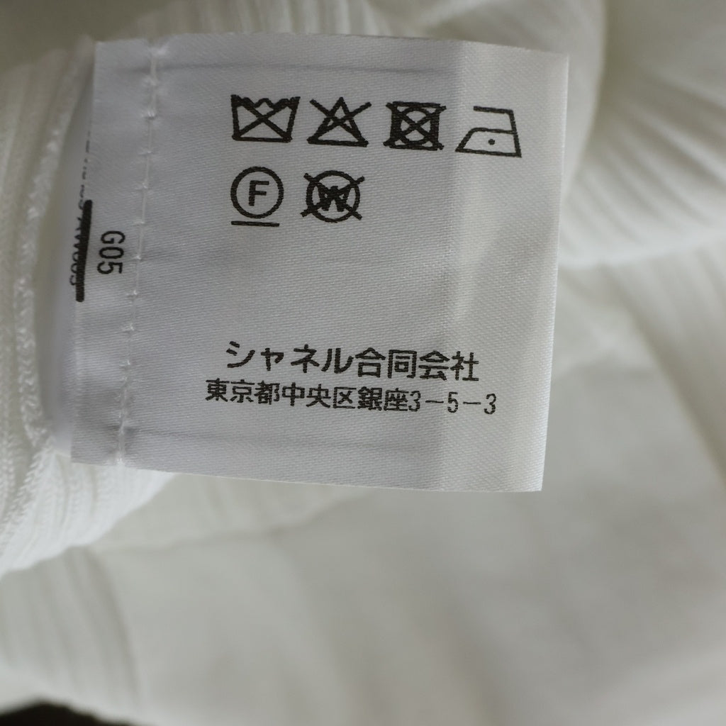 CHANEL(シャネル) CCロゴメタルボタン ココボタン ニット カーディガン ホワイト コットン P70502K10185 レディース