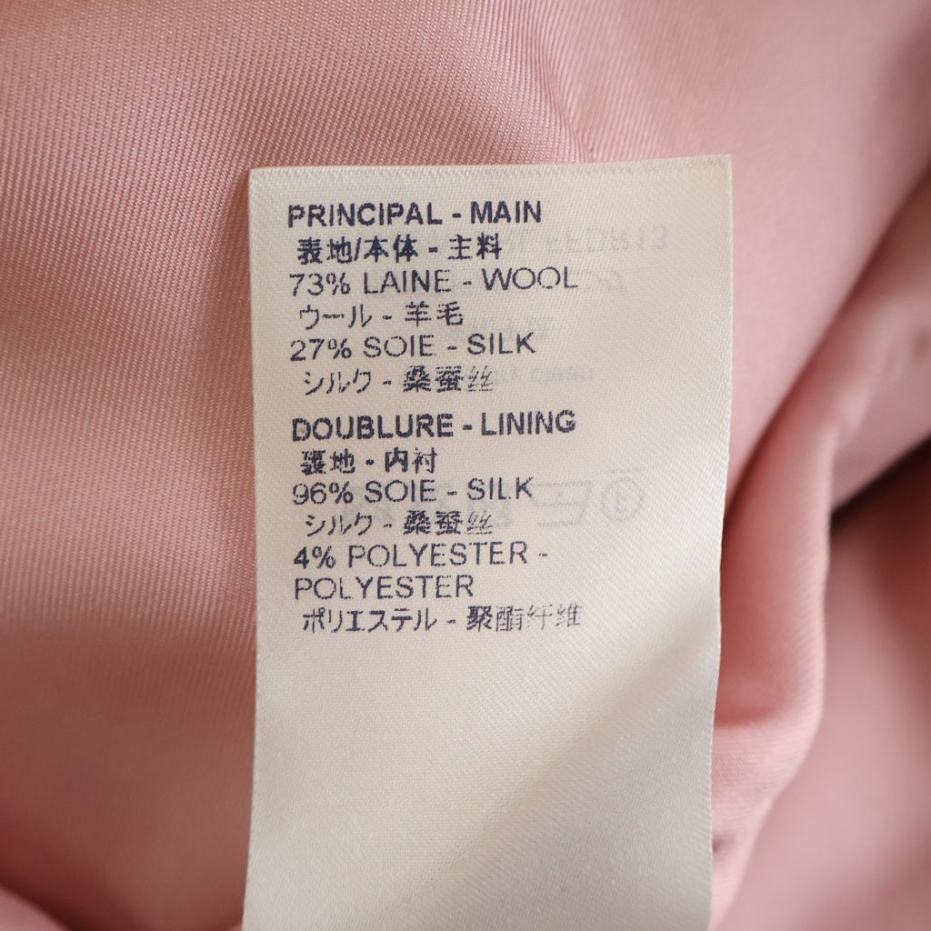 LOUIS VUITTON(ルイヴィトン) ひざ丈 フロントチェーン 長袖ワンピース ピンク RW182W #34 レディース