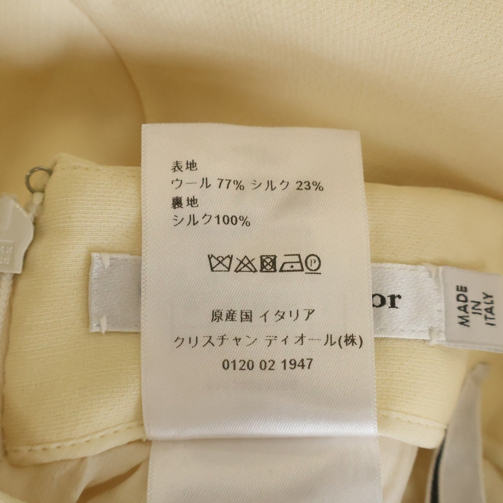 Christian Dior(クリスチャンディオール) フレアスカート アイボリー #34 911J40A1166 レディース