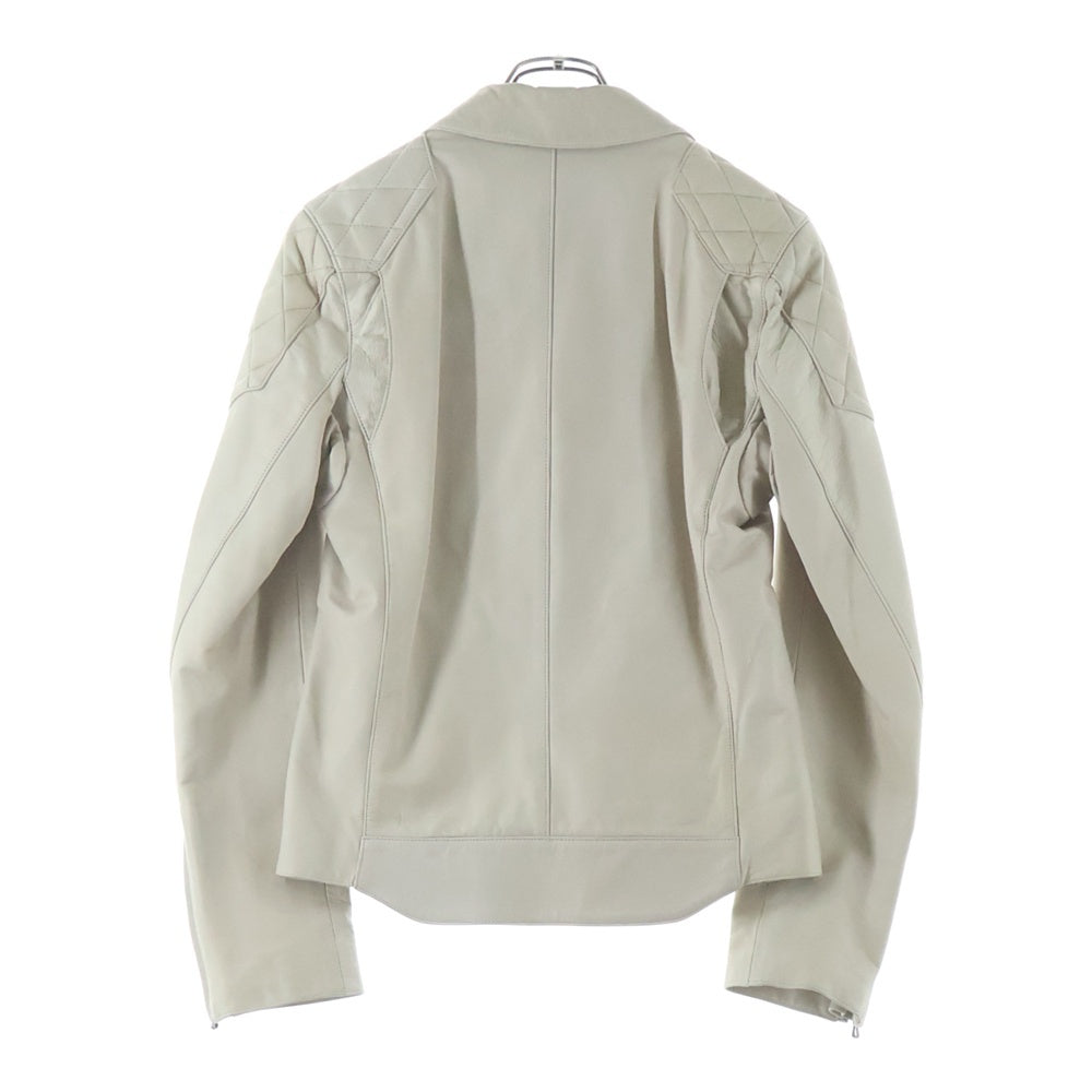 NO BRAND(ノーブランド) Iroquois ライダースジャケット アイボリー