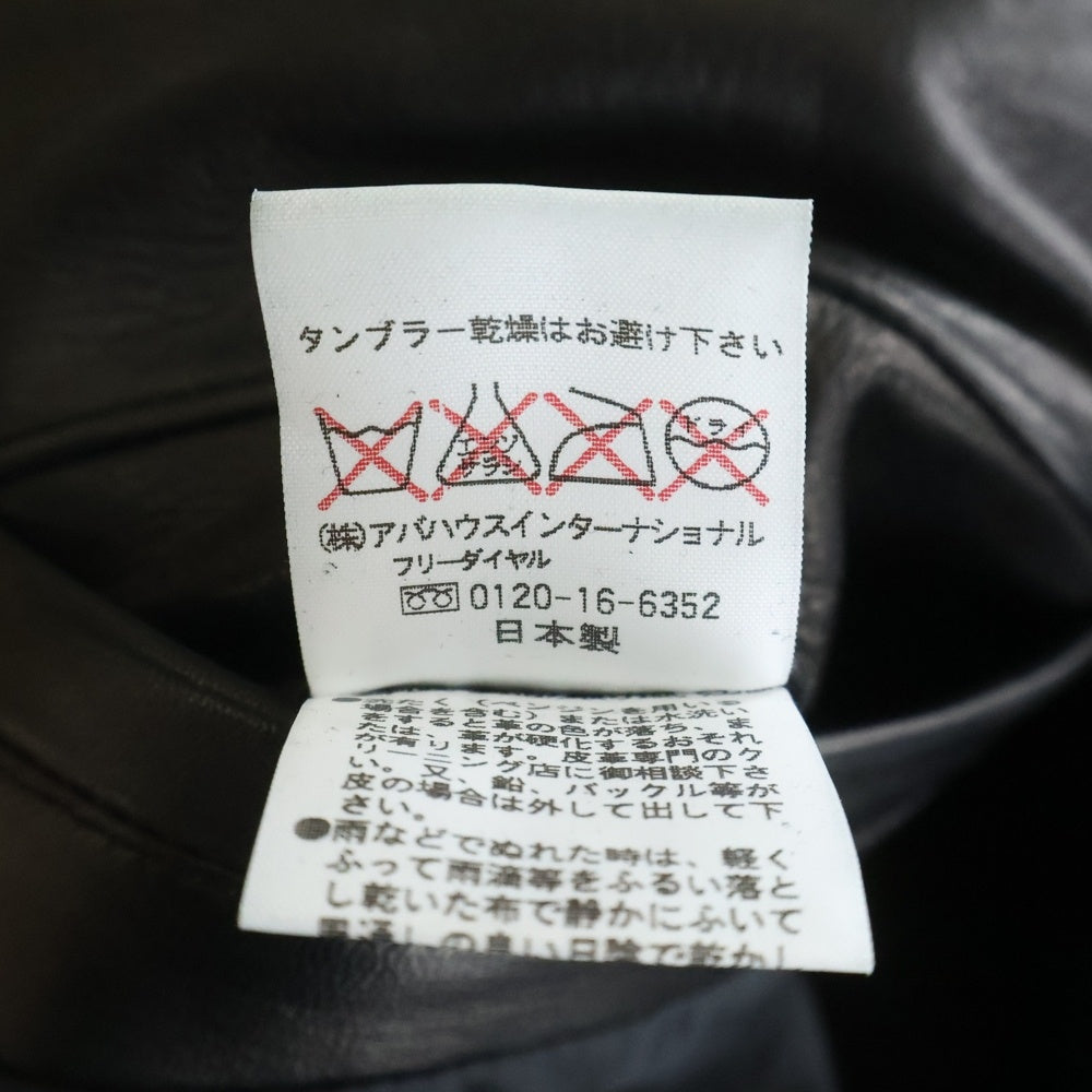 NO BRAND(ノーブランド) ライダースジャケット ブラック
