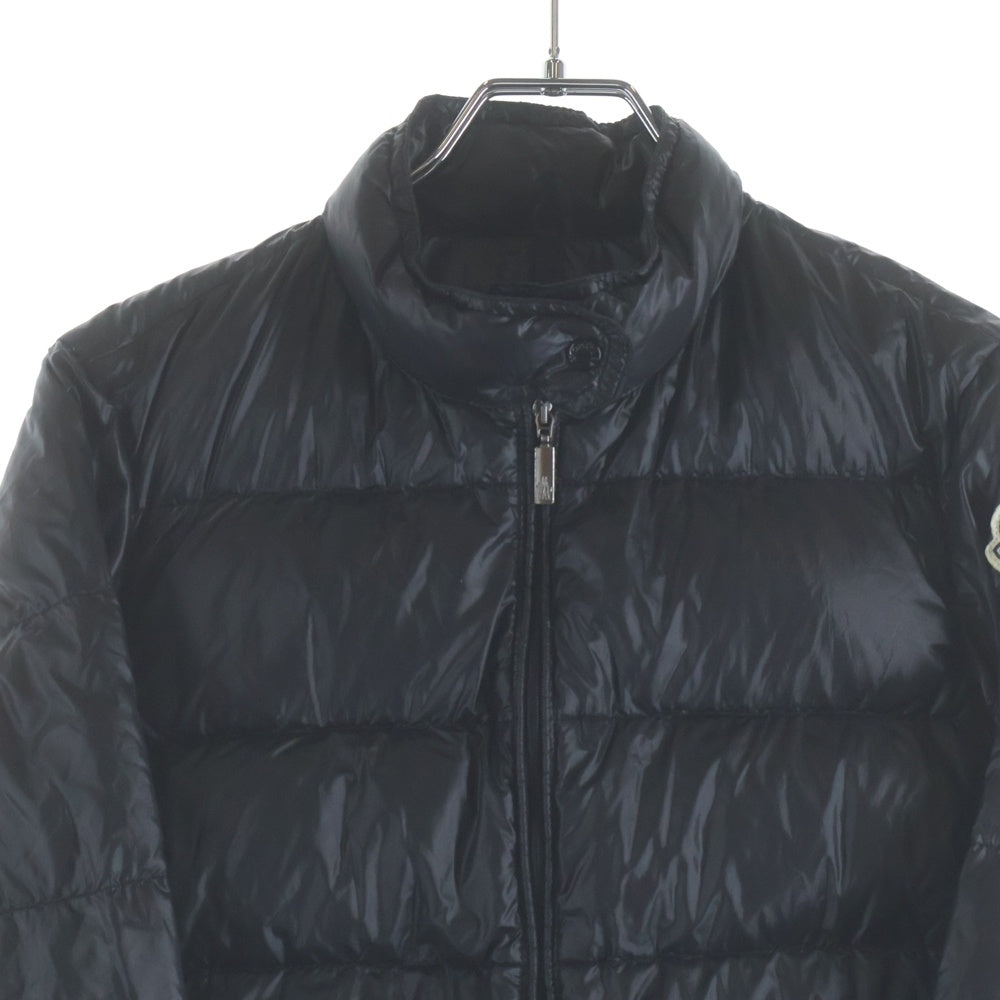 MONCLER(モンクレール) LANSING ワッペンロゴ ジップアップ ダウンジャケット ブラック 45369/50/53029 レディース