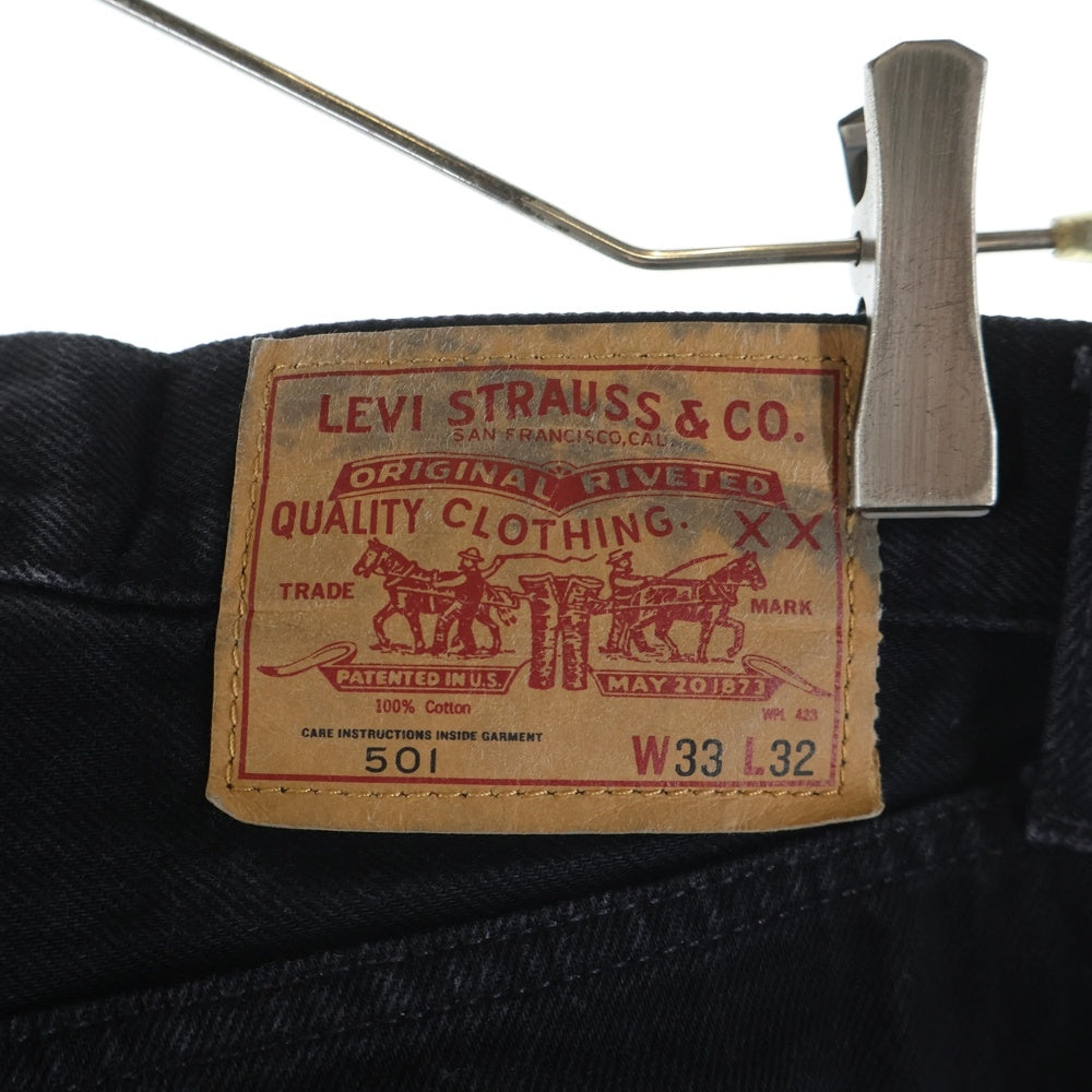 Levi's(リーバイス) 501 デニムパンツ ブラック ジーンズ