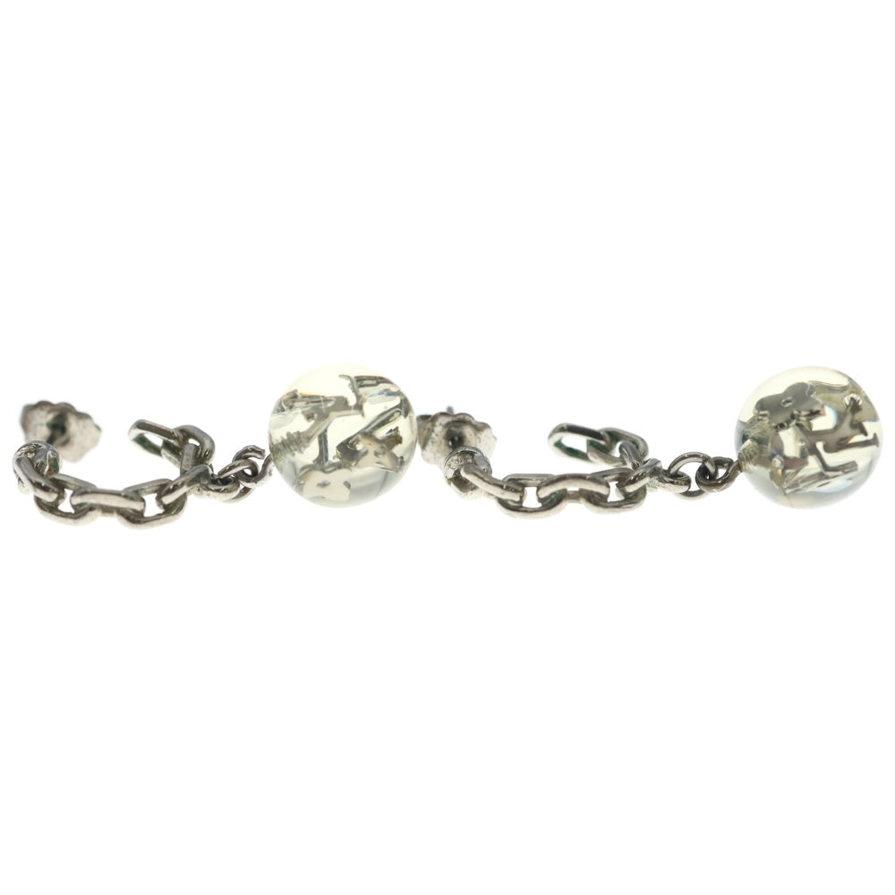 LOUIS VUITTON(ルイヴィトン) ブークル ドレイユ ブュール アンクルージョン ピアス クリア×シルバー M65542 レディース