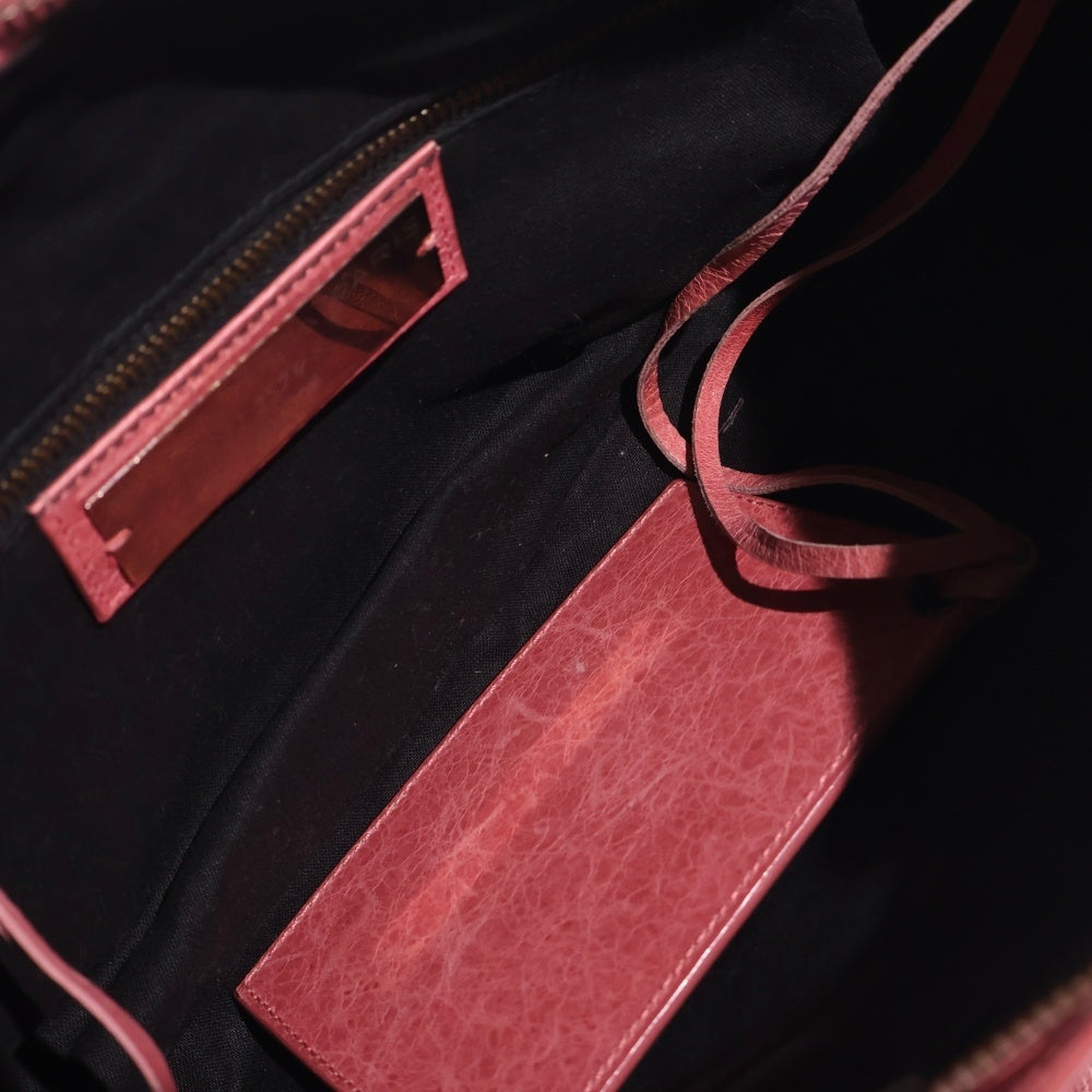 BALENCIAGA(バレンシアガ) ザファースト 2WAY ハンド ショルダーバッグ ピンク レザー 103208 レディース